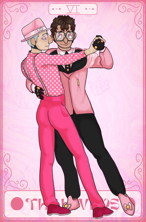 Qcard The Lovers